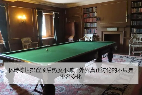 林诗栋世排登顶后热度不减，外界真正讨论的不只是排名变化